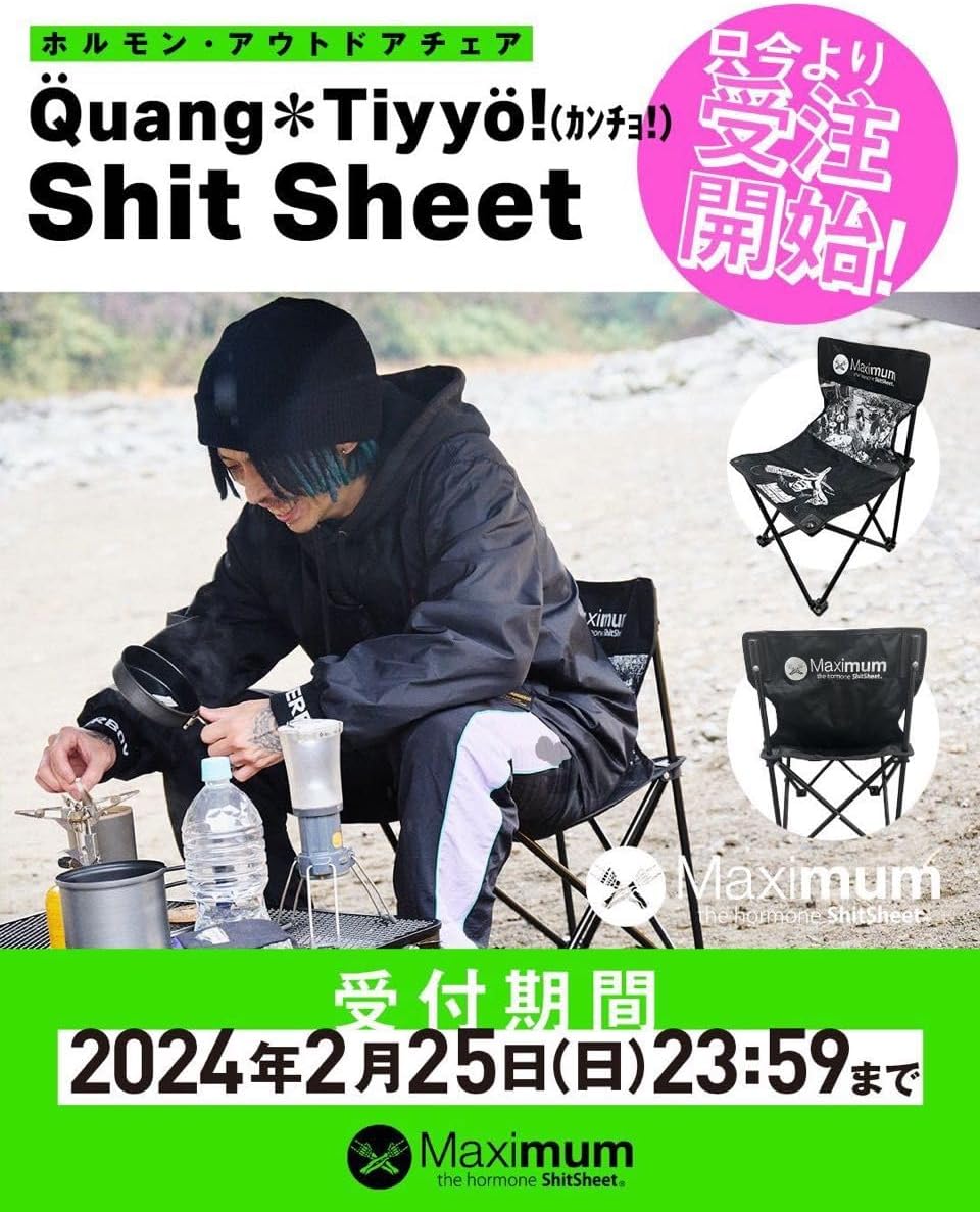 マキシマム ザ ホルモン アウトドアチェア チェア イス 2024 椅子